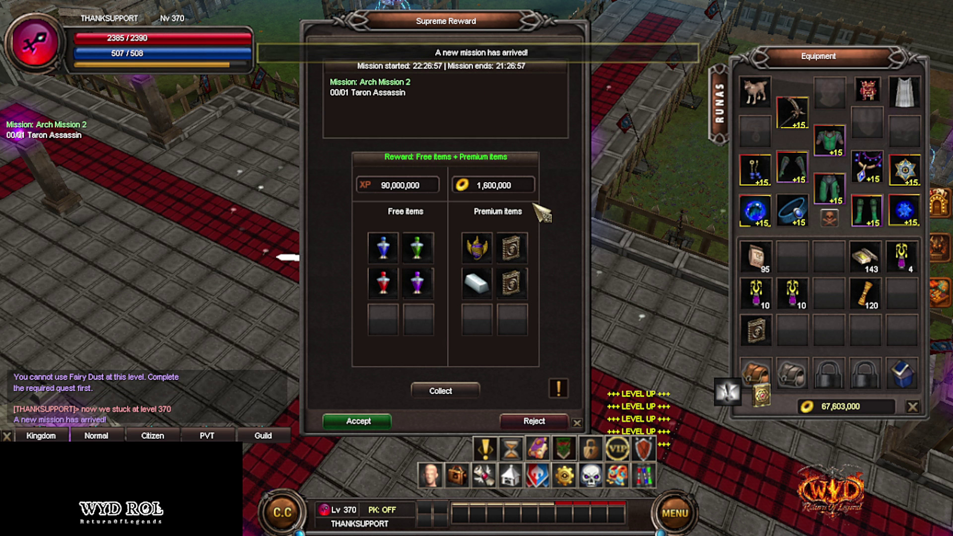 Arch Mission 2: Taron Assassin.