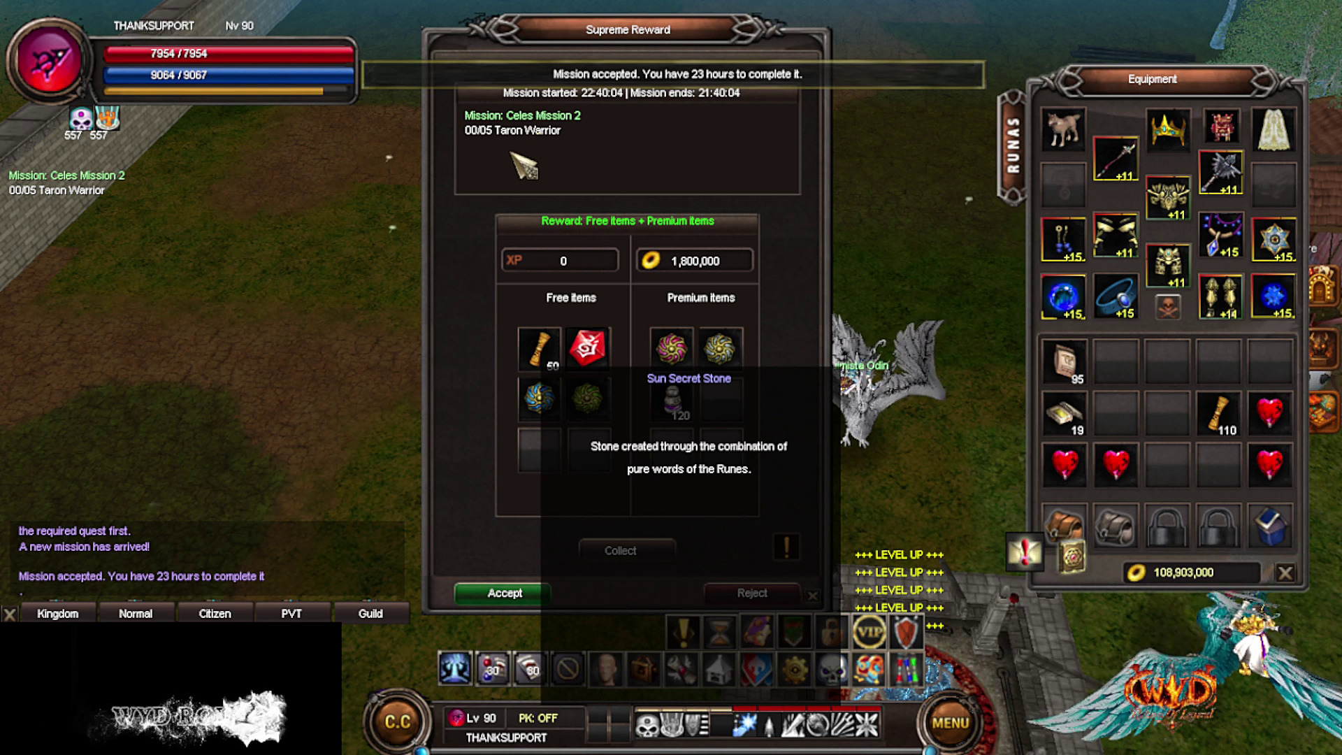 Celes Mission 2: 5 Taron Warrior.