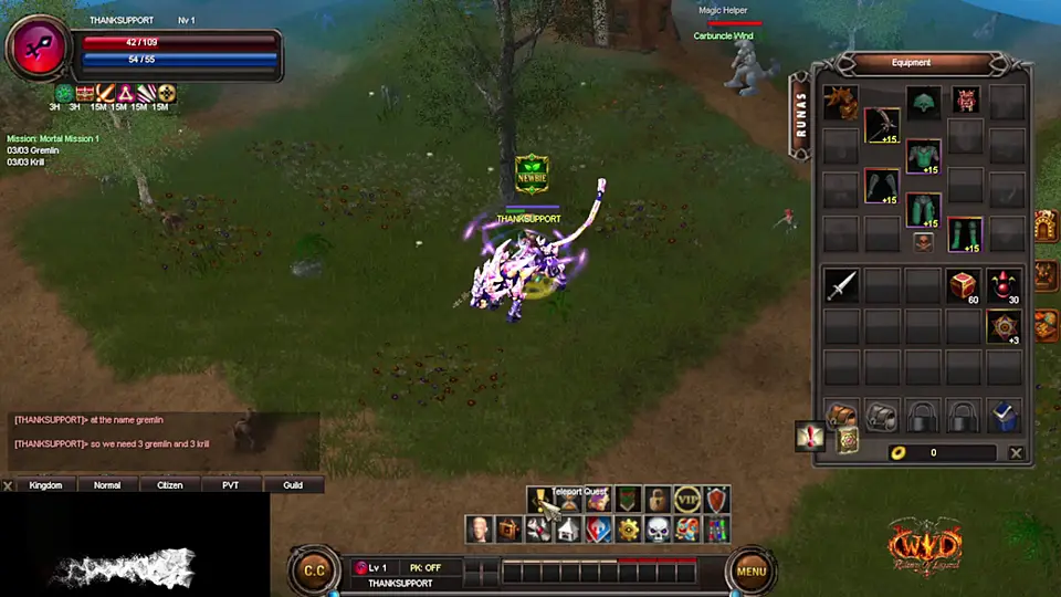 Moving clip: collecting the reward.