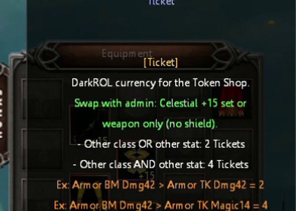 The new Ticket tooltip