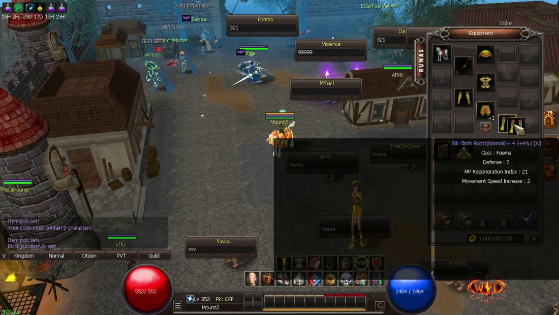 Moving an item while Lock Unequip Item is on.